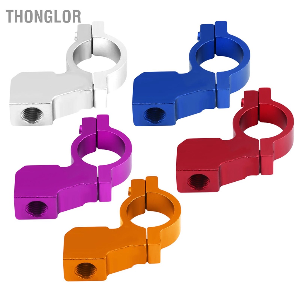 Thonglor 10mm Xe Máy Gương Chiếu Hậu Chân Đế Tay Lái Gắn Adapter Giá Đỡ Kẹp 5 Màu