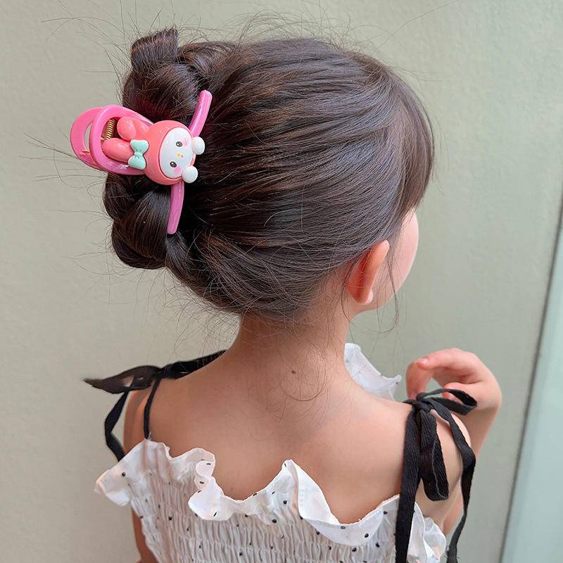 Kẹp Tóc Hình Gấu / Dâu Tây Hoạt Hình Dễ Thương Cho Bé Gái
