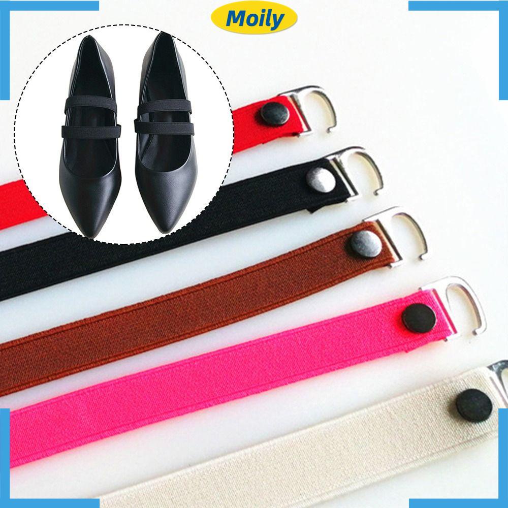 MOILYVN 1 Cặp Khóa Dây Giày Co Giãn An Toàn Cho Nữ
