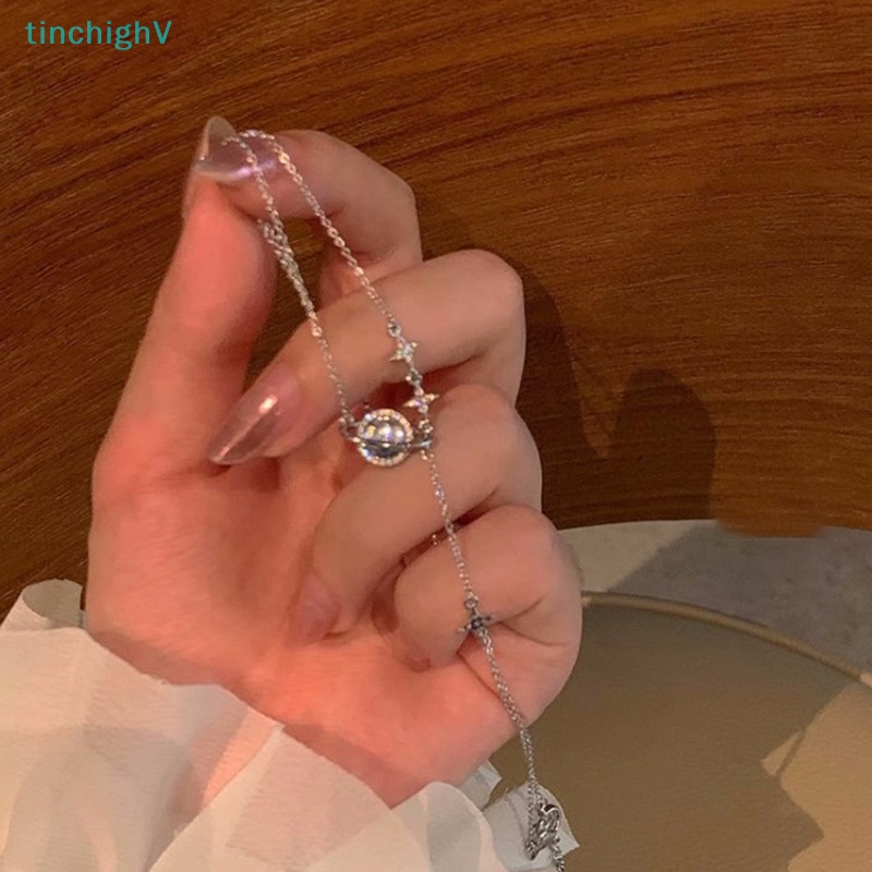 [TinchighV] Vòng Cổ Choker Mặt Hình Bướm Đen Đính Đá Zircon Tinh Tế Cho Nữ Giới