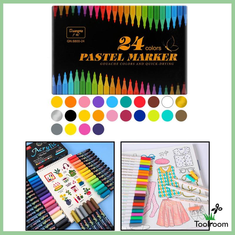 Bộ Bút Vẽ Nghệ Thuật Chống Thấm Nước Bằng Acrylic