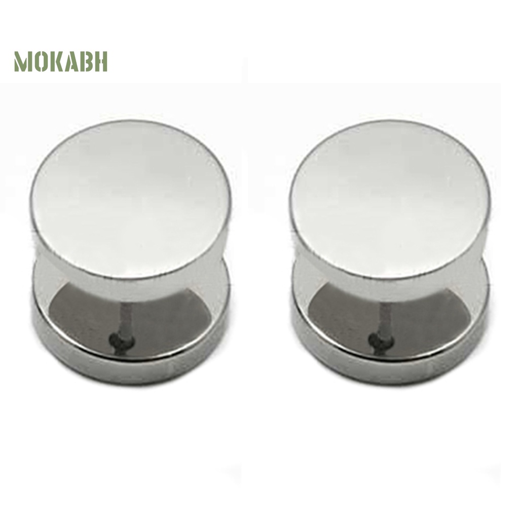 [Mok Abh] Bông Tai Chống Rỉ Sét Phong Cách Punk Gothic Tinh Tế Cho Nam Dự Tiệc