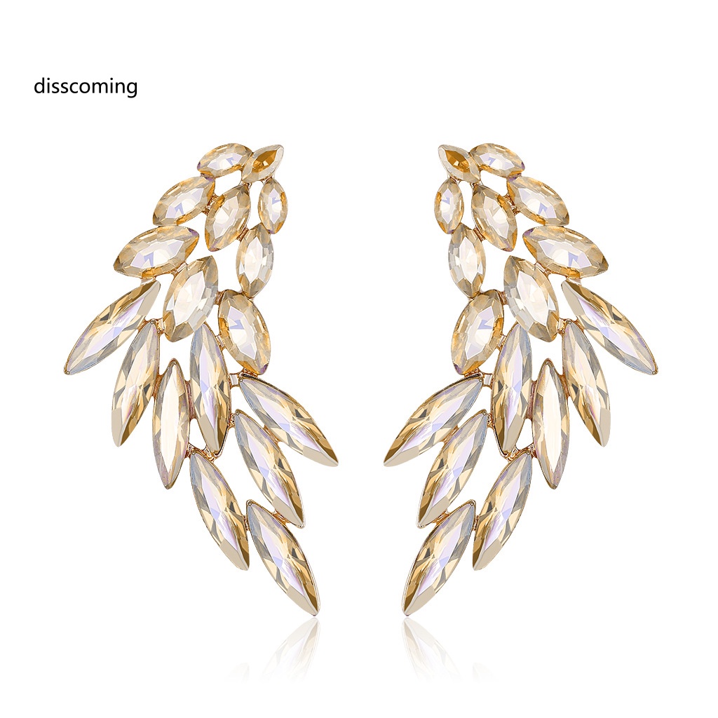 Áo Thun Tay Ngắn In Chữ SL| Đôi Bông Tai Hình Cánh Quạt Đính Đá Thời Trang Cho Nữ