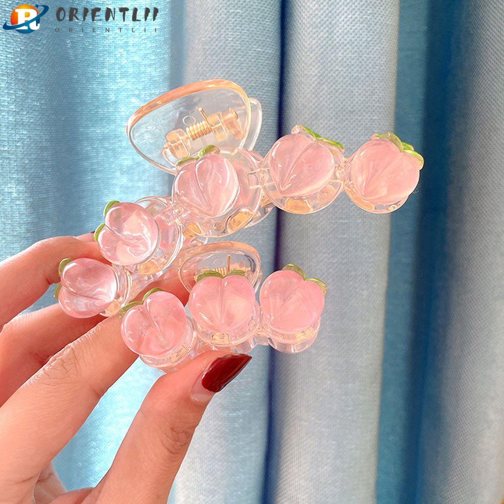 ORIENTLII Kẹp Tóc Càng Cua Đáng Yêu Thời Trang Cho Bé Gái