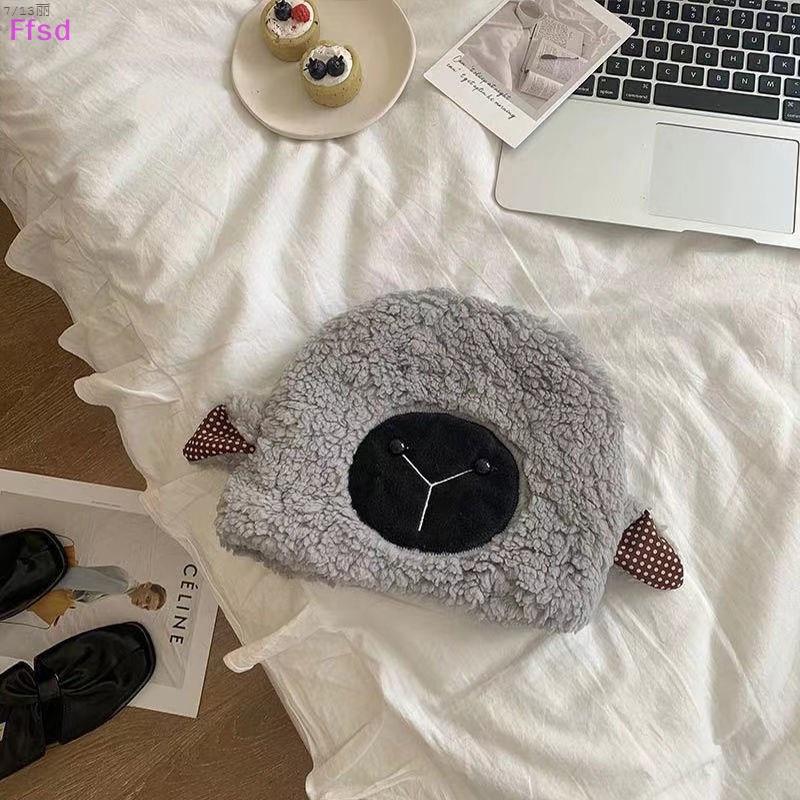 {Ffsd} Mũ Len Lông Cừu Trùm Đầu Dày Dặn Ấm Áp Thời Trang Mùa Đông Mới Cho Nữ * Bán Chạy