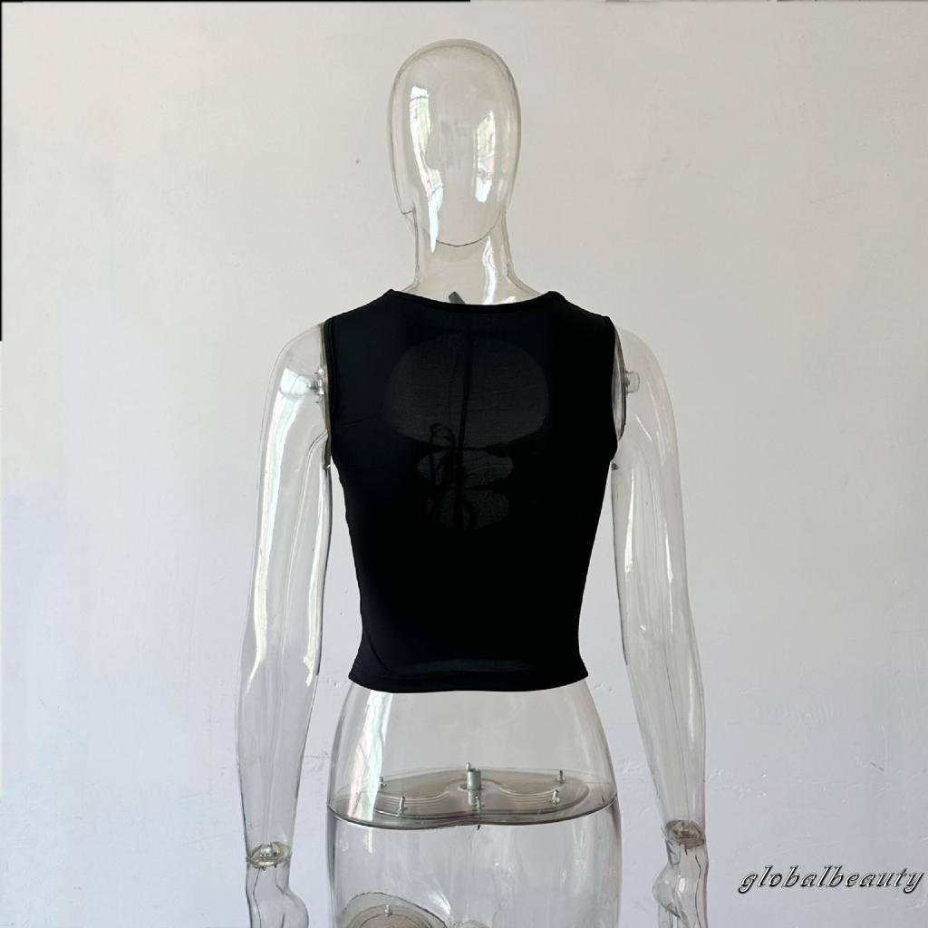 Áo Croptop Sát Nách Màu Sắc Thời Trang Mùa Hè Cho Nữ