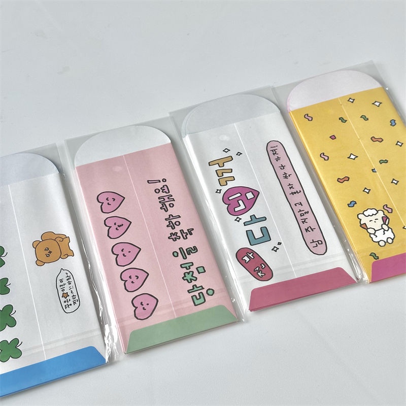 Bao Lì Xì Giấy In Hoạt Hình Dễ Thương Dùng Làm Quà Tặng