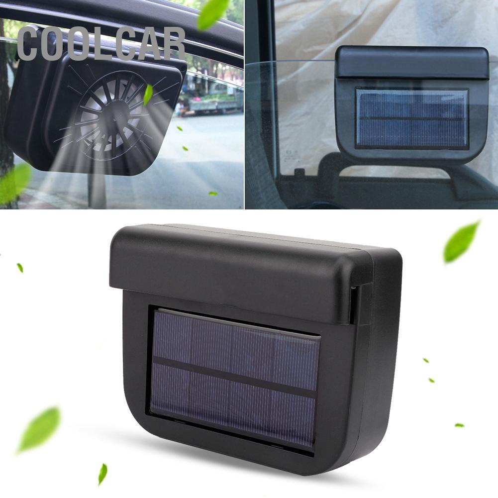 CoolCar Quạt sưởi Năng lượng mặt trời Ô tô tự động Air Vent Hệ thống thông gió làm mát