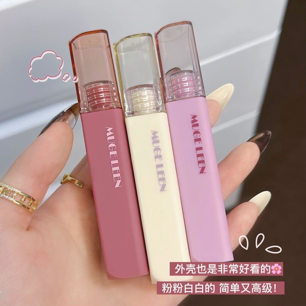 Son Môi Muge Leen Dưỡng Ẩm Chống Thấm Nước Lâu Trôi Không Dễ Phai Màu