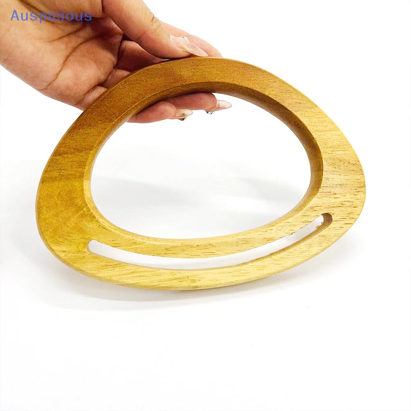 Tay Cầm Túi Xách Bằng Gỗ Hình Vuông Màu Trơn Trang Trí DIY