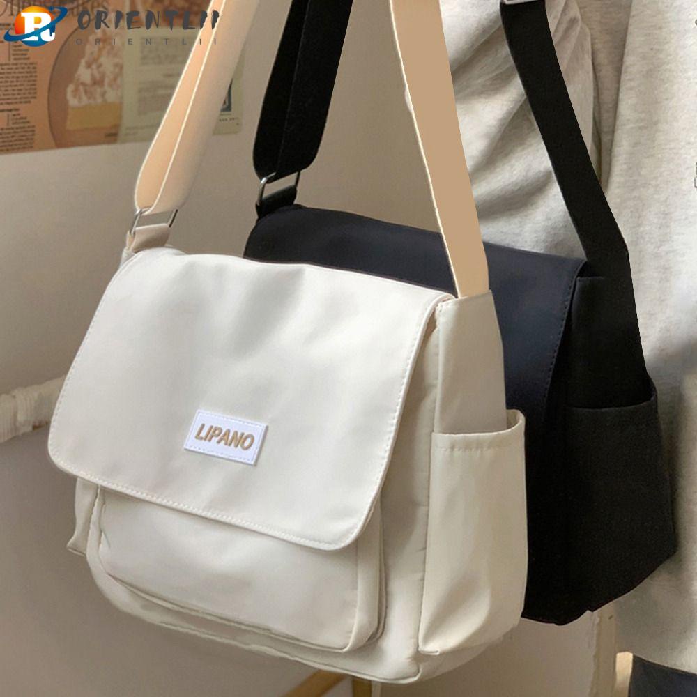 ORIENTLII Túi Xách Tay Đeo Vai Thiết Kế Đơn Giản Cá Tính