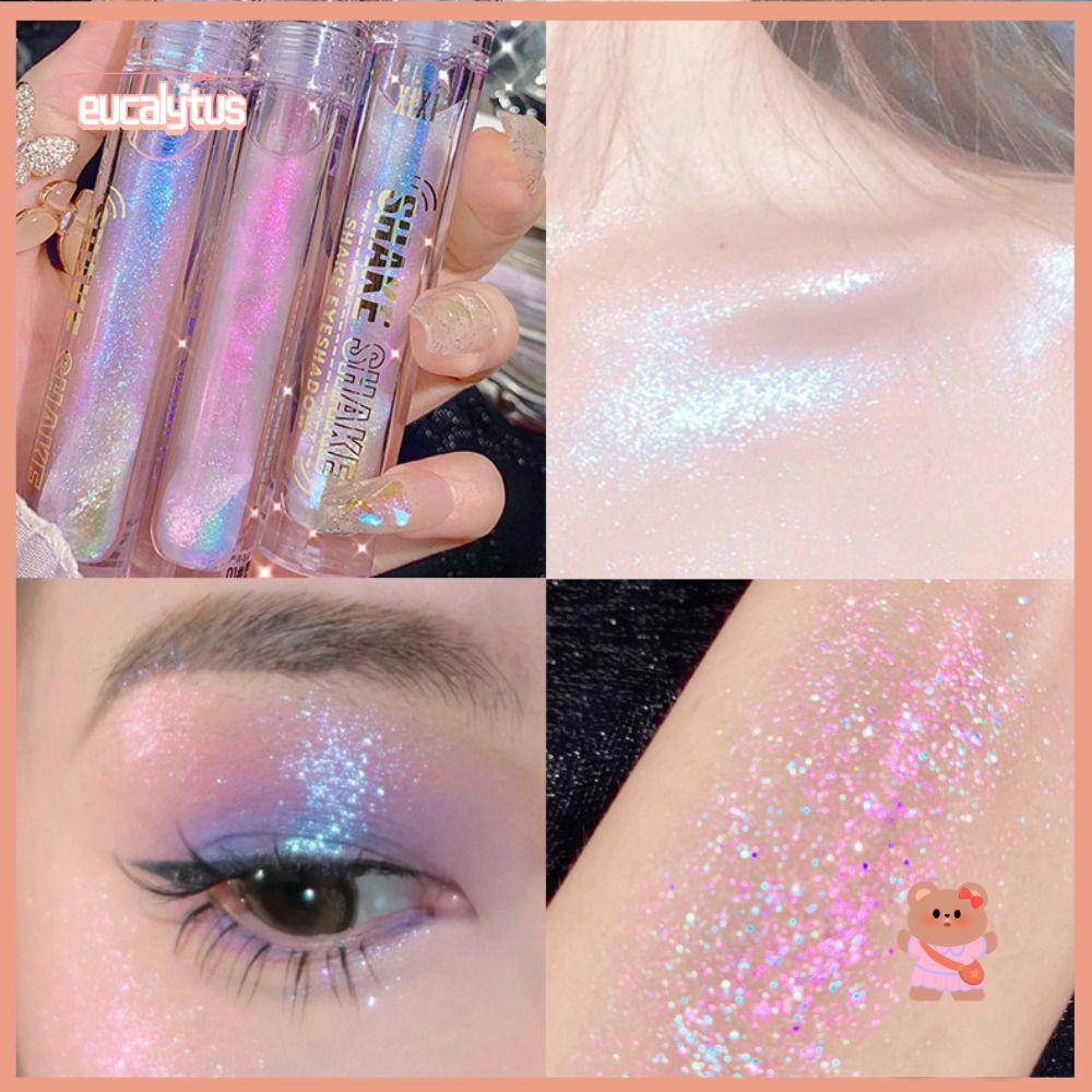 EUTUS Nhũ Mắt Dạng Gel Lấp Lánh Ánh Kim Loại Lâu Phai Sành Điệu Cho Nữ