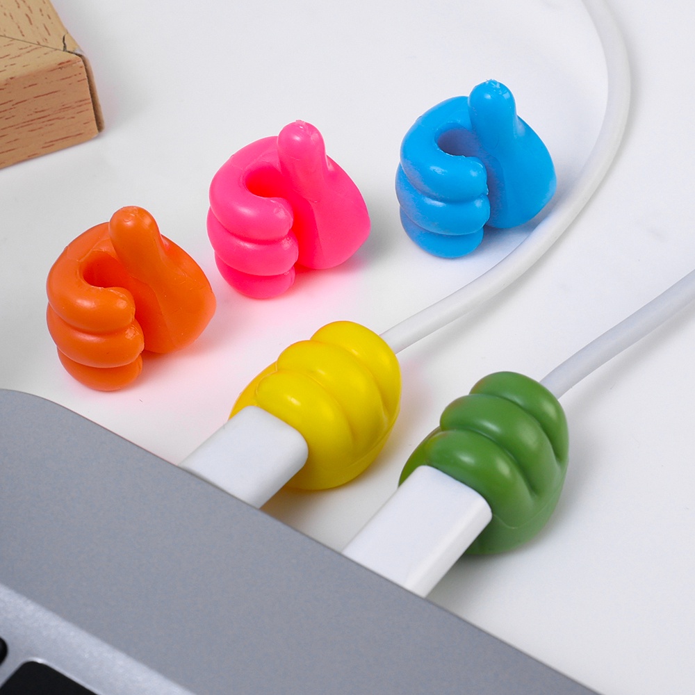 [Featured] Tự Dính / Móc Cố Định Dây Cáp / Móc Treo Dây Cáp Tai Nghe Bằng Silicone