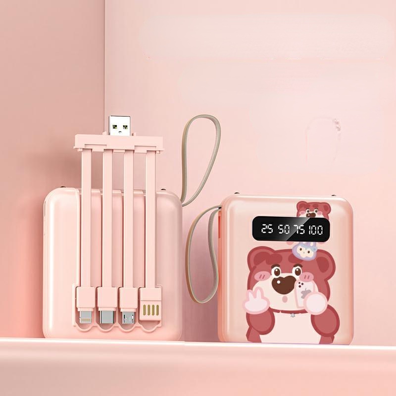 Pin Sạc Dự Phòng Mini 20000mAh Công Suất Cao Siêu Dễ Thương