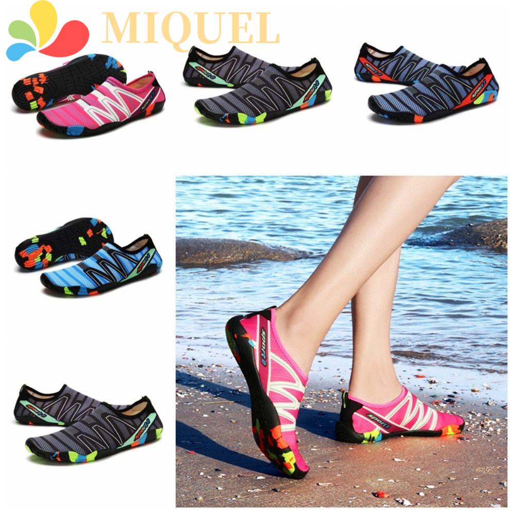 MIQUEL Giày Đi Biển Mau Khô Chống Trượt Thời Trang Mùa Hè Cho Nam Nữ