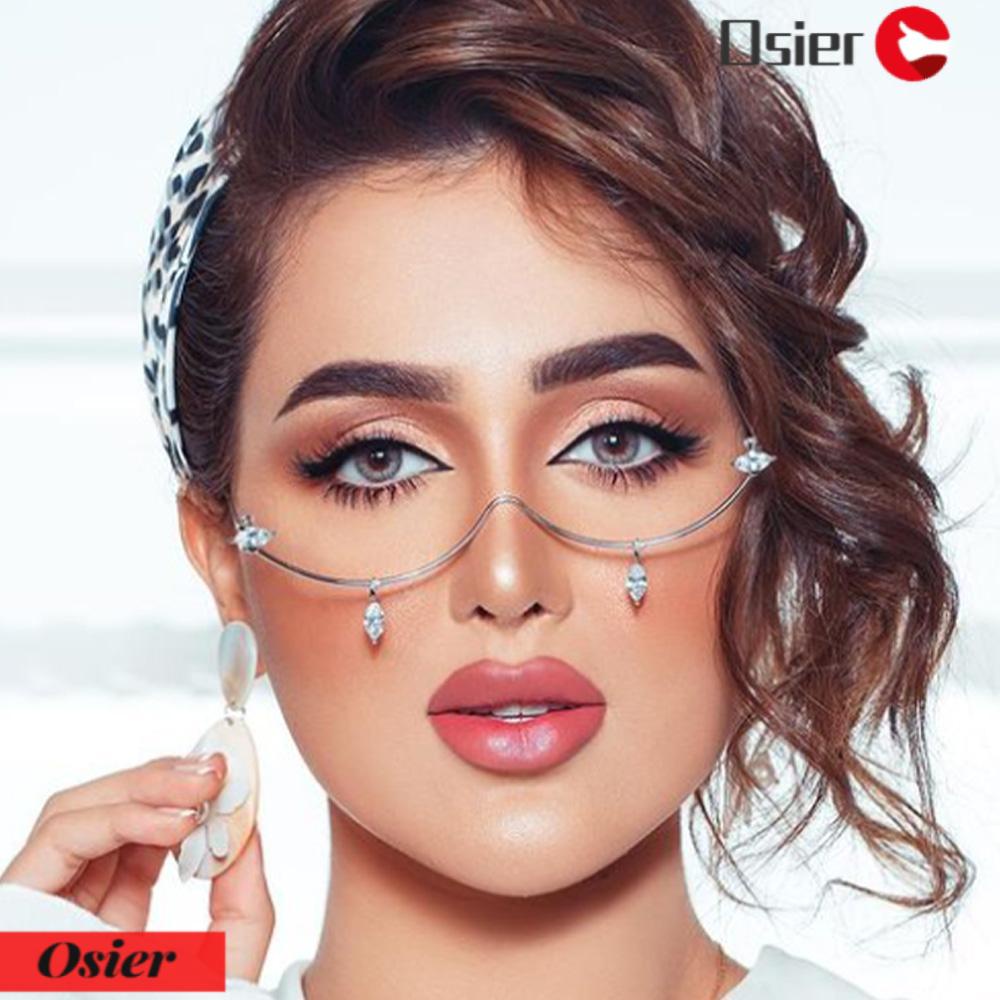 OSIER1 Kính Nửa Gọng Đính Đá Thời Trang