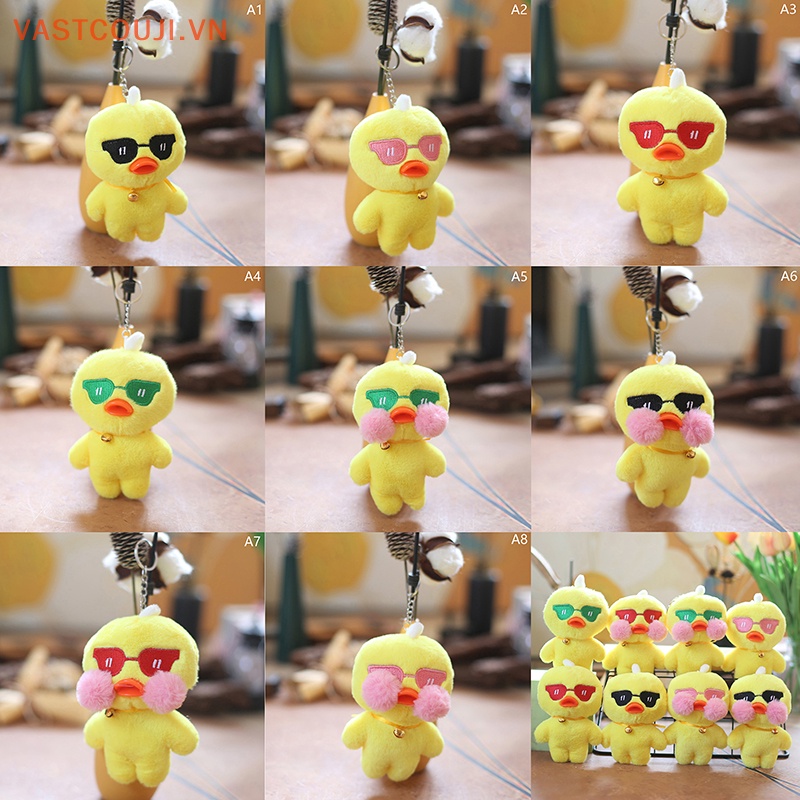 1 Móc Khóa Hình Vịt Nhồi Bông Đáng Yêu