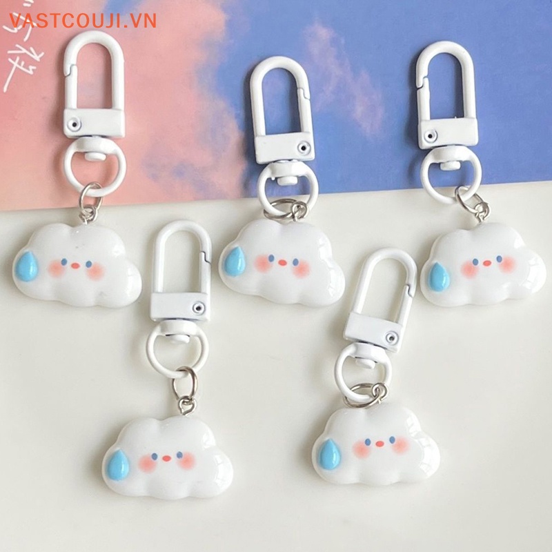 Móc Khóa Hình Đám Mây VASTJI Ins Dễ Thương Sáng Tạo Dành Cho Nữ