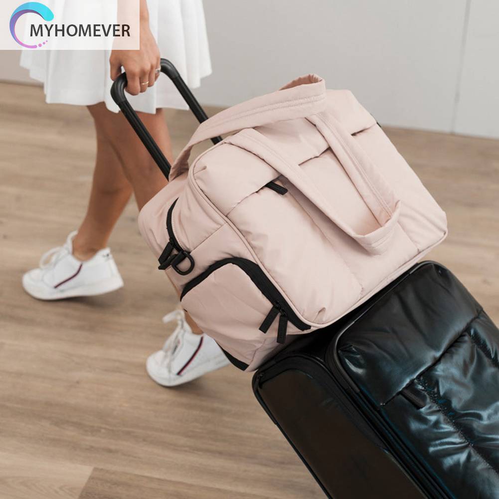 Túi Tote Bằng Nylon Siêu Nhẹ Có Ngăn Đựng Đồ Khô / Ướt Đa Năng Cho Nam Nữ