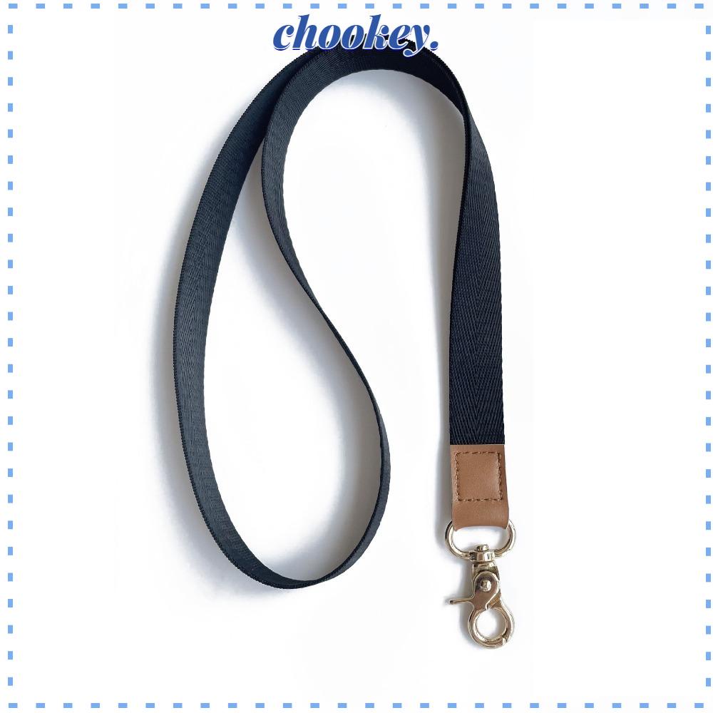 CHOOKEY Dây Đeo Cổ Bằng Da Chắc Chắn