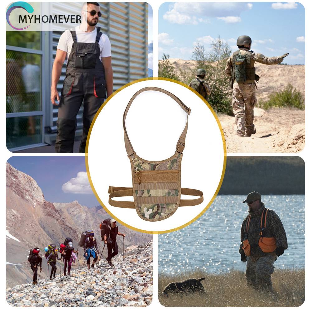Túi Đeo Thắt Lưng Bằng Nylon Sức Chứa Lớn Nhỏ Gọn Bền Bỉ Dành Cho Đi Bộ Đường Dài Du Lịch