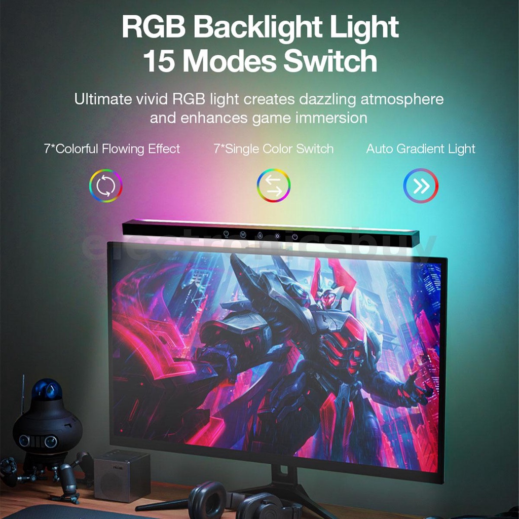 Blitzwolfolf BlitzWolf® Thanh Đèn Led BW-CML2 Pro RGB Cảm Ứng / Điều Khiển Từ Xa Bảo Vệ Mắt Chống Chói Màu Sắc | BigBuy360 - bigbuy360.vn