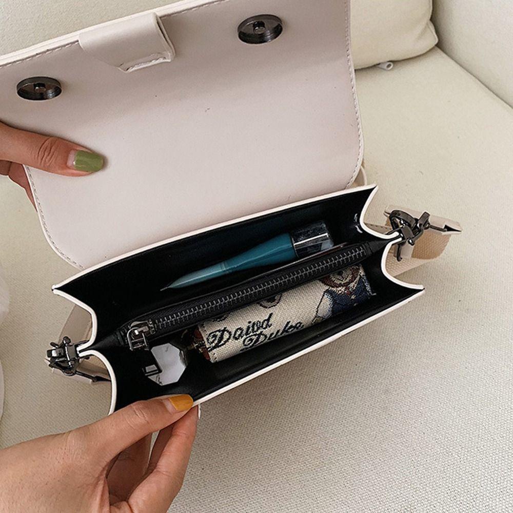 CLEVER Túi Đeo Chéo Da PU Hình Vuông Cỡ Nhỏ Thời Trang Cho Nữ