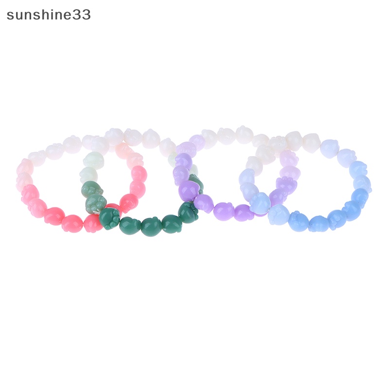 Su Gradual Vòng Tay Chuỗi Hạt Màu Sắc Thay Đổi Ngón Tay Mềm Mại Cho Nữ
