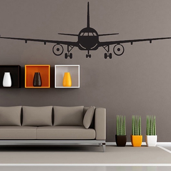 Miếng Dán Tường Trang Trí Hình Máy Bay 3D Nhiều Kích Cỡ Khác Nhau DIY