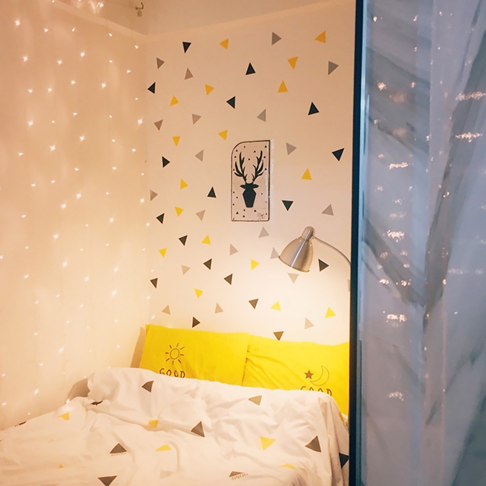 Set 10 / 21 / 42 Miếng Dán Tường Hình Tam Giác Trang Trí Phòng Bé