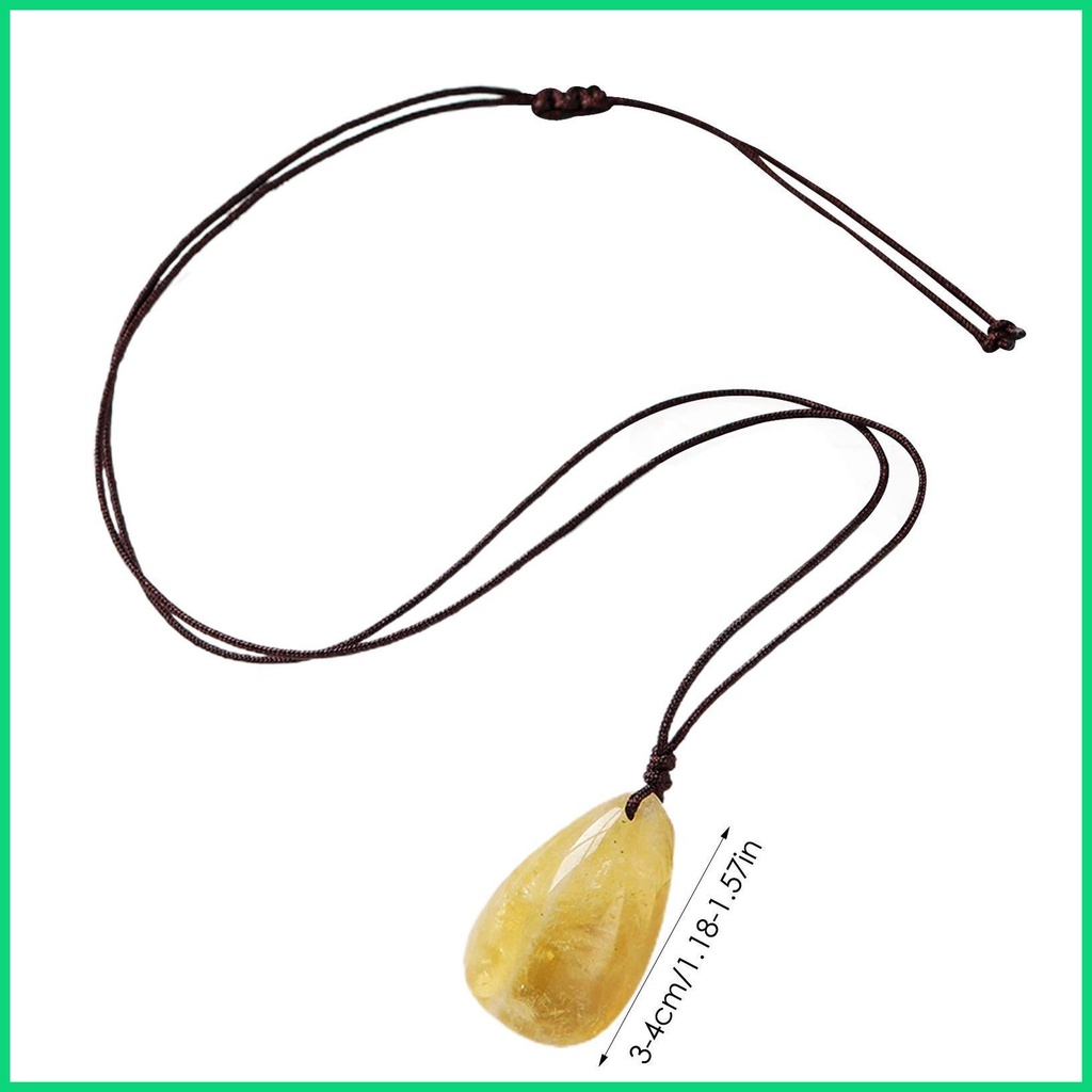 Vòng cổ Mặt Đá Pha Lê Vàng Thời Trang Dành Cho Nữ