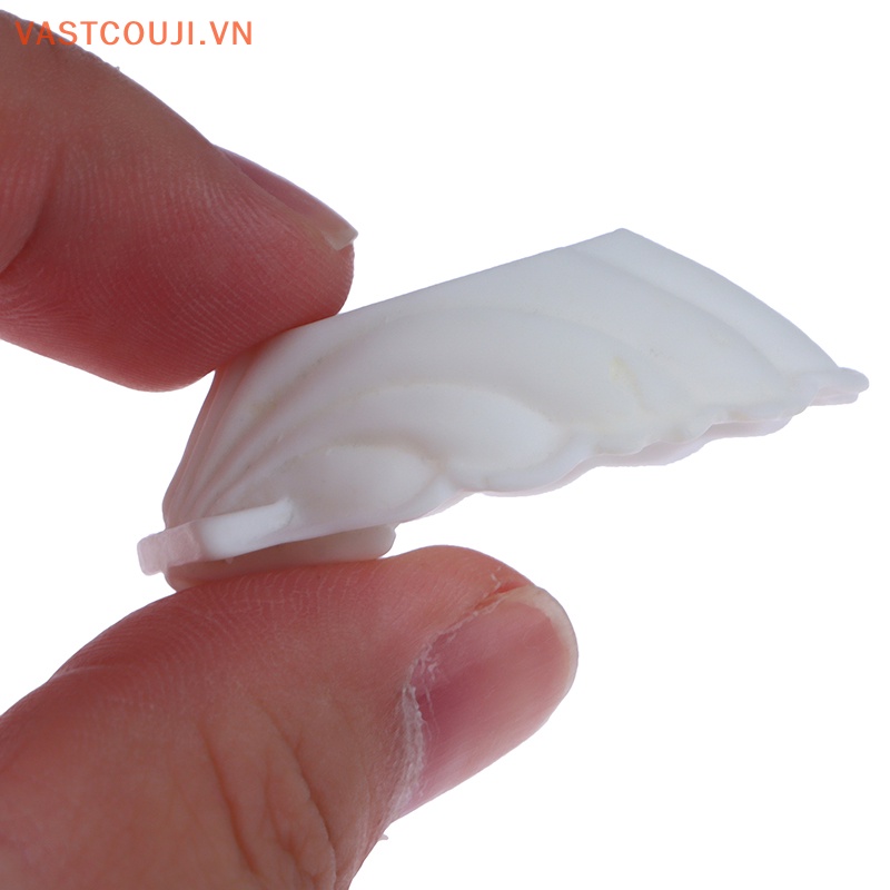 Bộ 2 Tượng Vỏ Sò Mini Bằng Nhựa Resin Trang Trí Tiểu Cảnh / Nhà Búp Bê