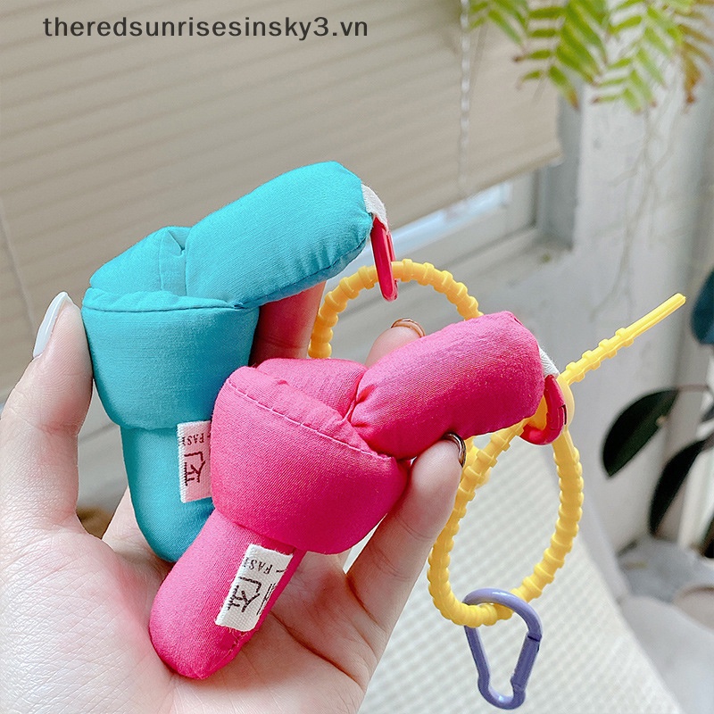 Móc Khóa Hình Thú Nhồi Bông Mềm Mại Thời Trang