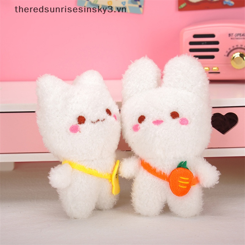 Móc Khóa Hình Thỏ Nhồi Bông 15cm Đáng Yêu Dành Cho Bé Gái