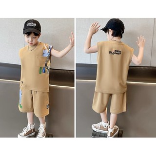 Bộ thun sát nách bé trai LD2344