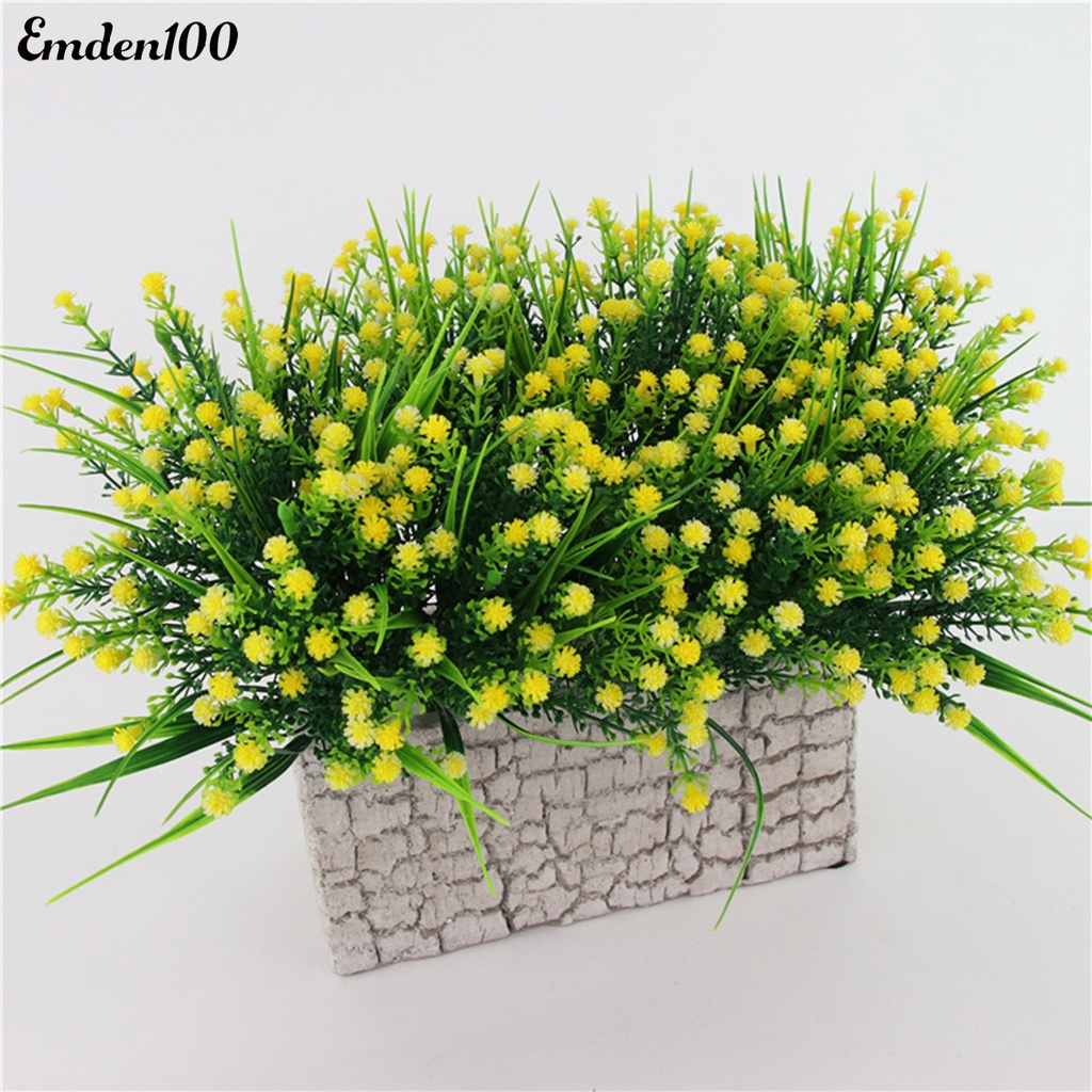 [EMDEN] Bó Hoa Nhân Tạo 5 Nhánh Lâu Trôi Bằng Nhựa Thân Thiện Với Môi Trường Chống Thấm Nước Mô Phỏng Emsbre