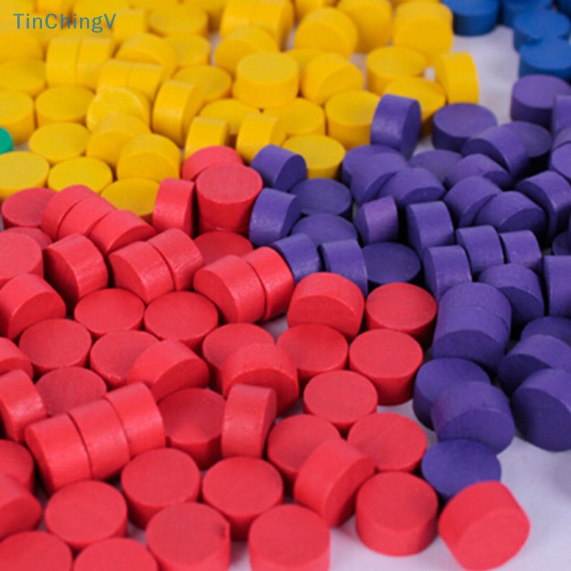 Bộ 100 Thẻ Bài Trò Chơi Pawn 8 Màu Kích Thước 10 * 5MM