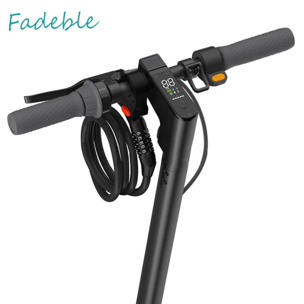 Bộ Ổ Khóa Và Dây Thép Cho Xe Scooter M365 / Pro2 / Ninebot ES2 / F30