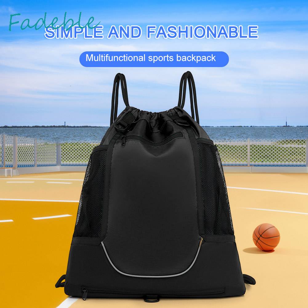 Túi Lưới Dây Rút Đàn Hồi Đựng Bóng Rổ Tiện Dụng