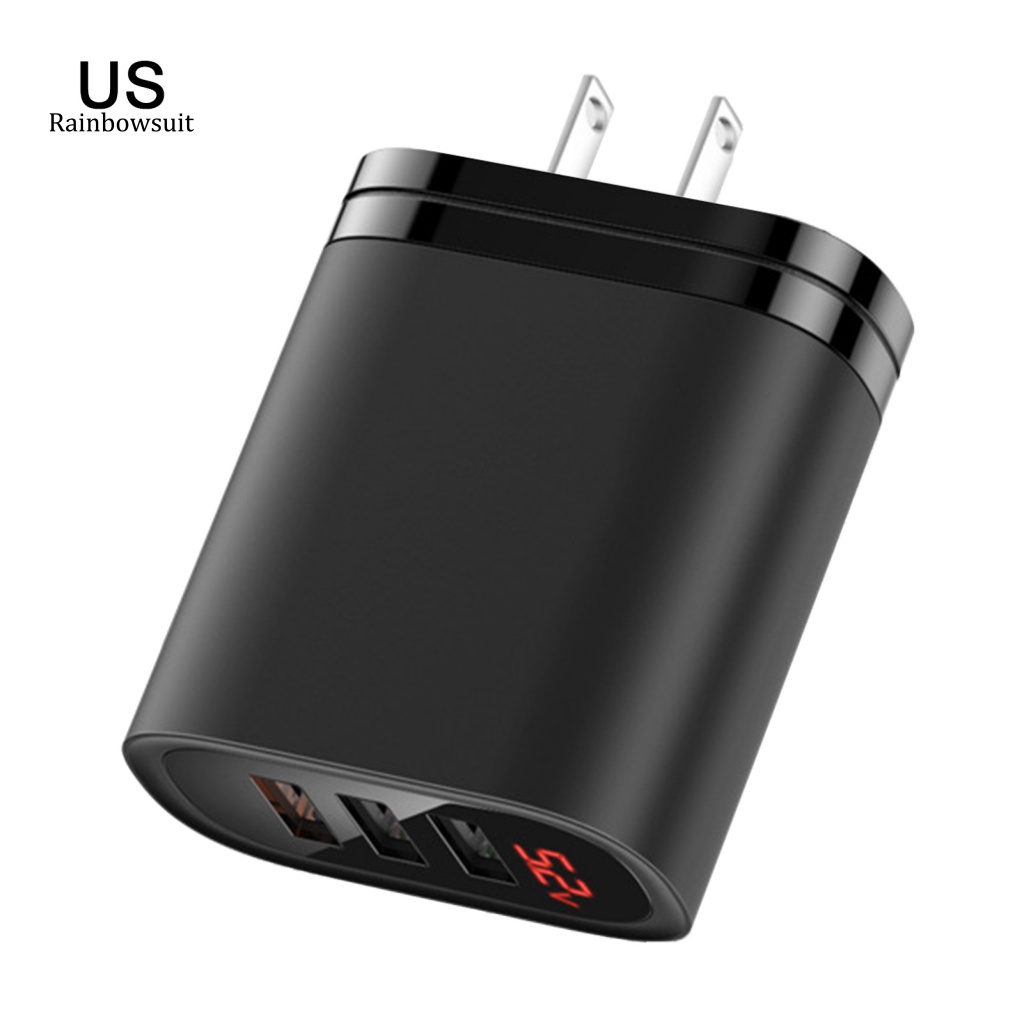 Củ Sạc Nhanh 3 Cổng USB QC30 30W Cho IOS Android