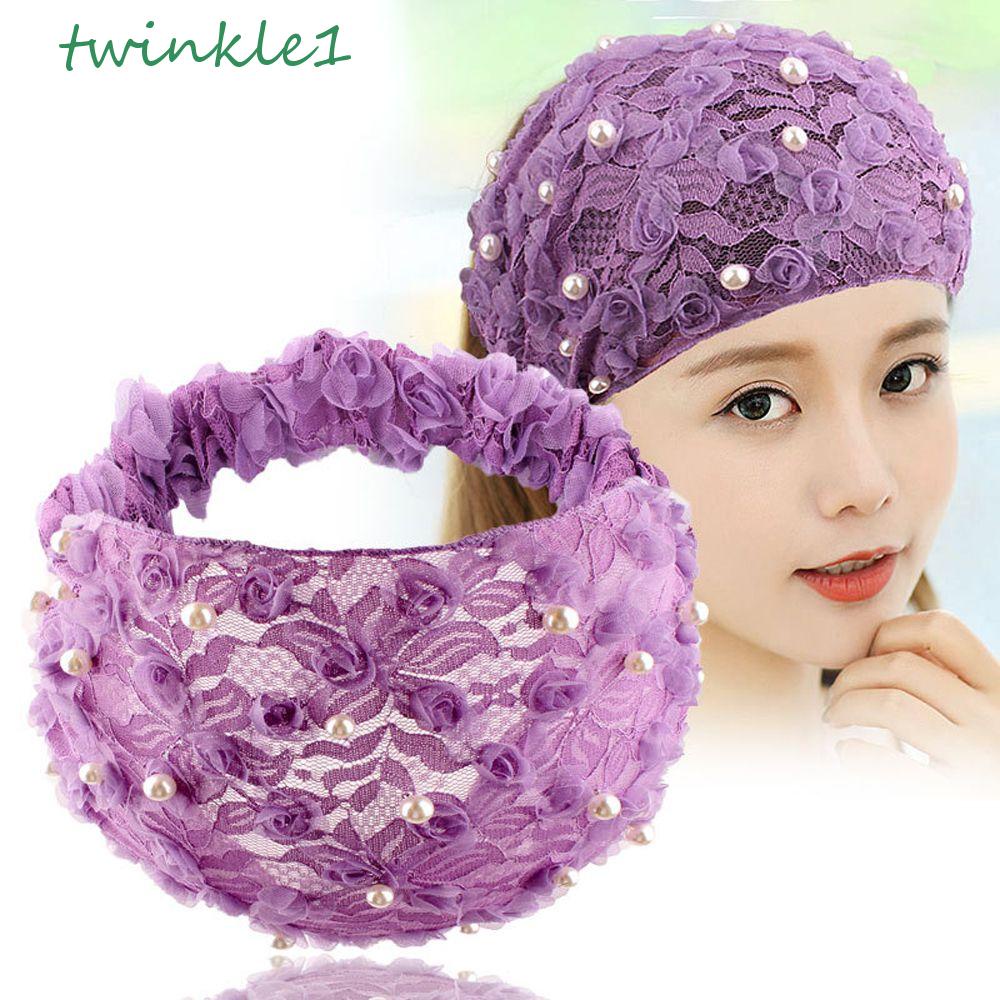 TWINKLE Băng Đô Ren Lưới Phong Cách Vintage Thanh Lịch Dành Cho Nữ