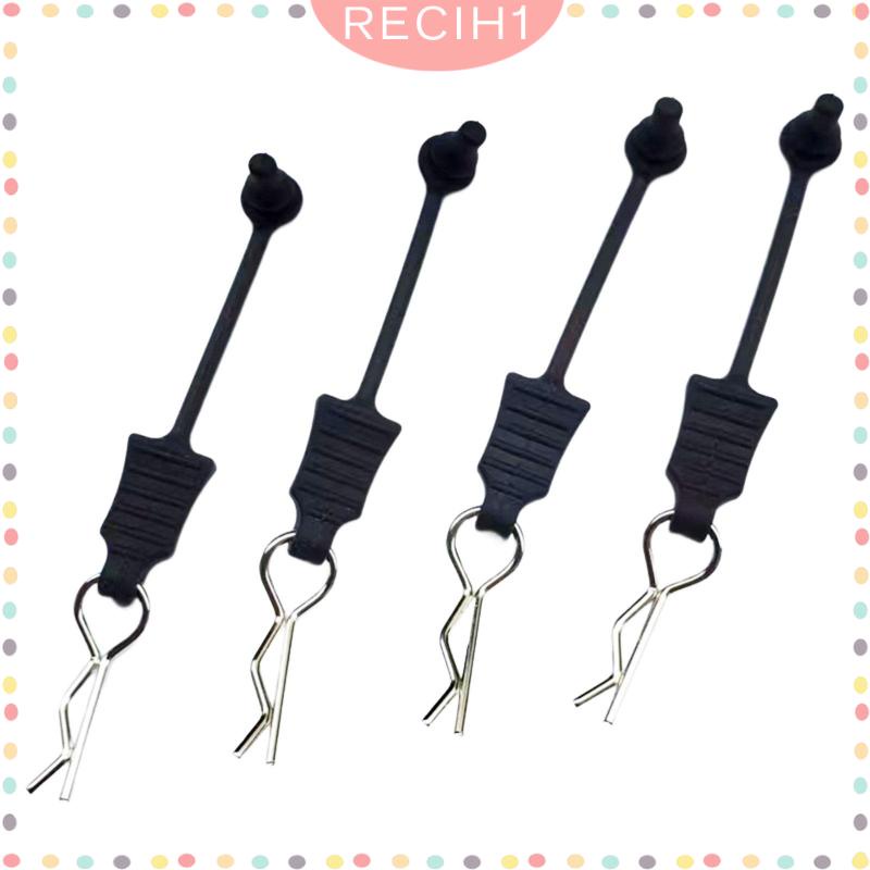 Bộ 4 Kẹp Thân Xe Điều Khiển Từ Xa Bằng Kim Loại Cho Mô Hình Xe 1 / 10 1 / 8 1 / 12 RC