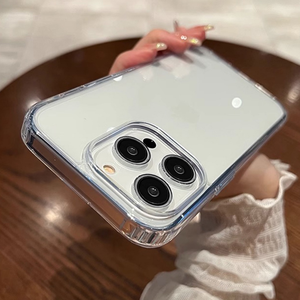 Ốp Điện Thoại TPU Mềm Trong Suốt Chống Sốc Chống Bụi Cho IPhone 14 13 12 11 Pro Max X XR 8 7 Plus