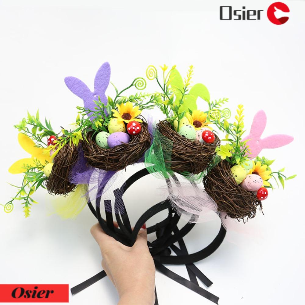 OSIER1 Băng Đô Tai Thỏ Phục Sinh Cho Người Lớn Và Trẻ Em