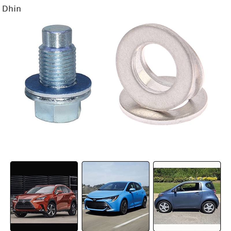 Bộ 10 Vòng Đệm Nút Ráo Dầu Bằng Nhôm 90430-12031 Tương Thích Với Corolla Lexus Scion 9043012031 Túi Xách Thiết Kế Đơn Giản Thời Trang Cao Cấp