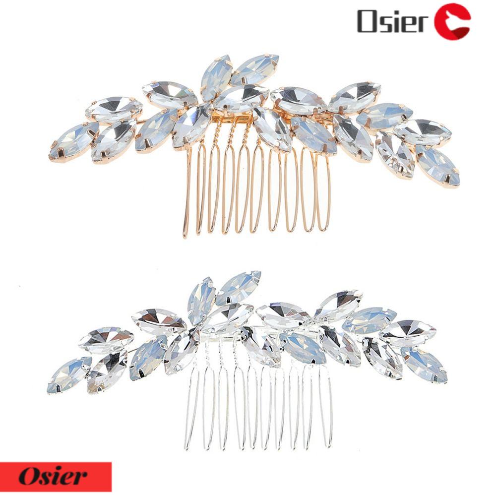 OSIER1 Lược Cài Tóc Đính Đá Sang Trọng Cho Phù Dâu