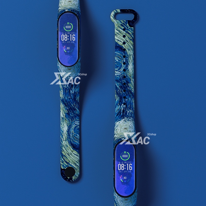 Dây Đeo Thay Thế Bằng Silicone Họa Tiết Hoạt Hình Cho xiaomi MiBand8 / MiBand 7 / Mi band 6 / Mi band 5 / Mi band 4 / Mi band 3