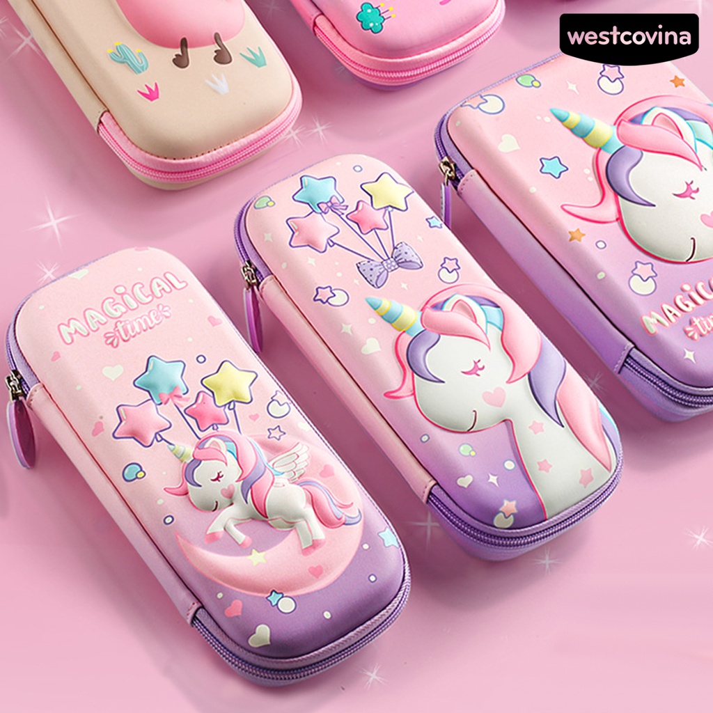 [WSTN] [WSTN]✎Hộp Đựng Bút EVA Tạo Hiệu Ứng 3D Họa Tiết Thỏ Hoạt Hình Dễ Thương