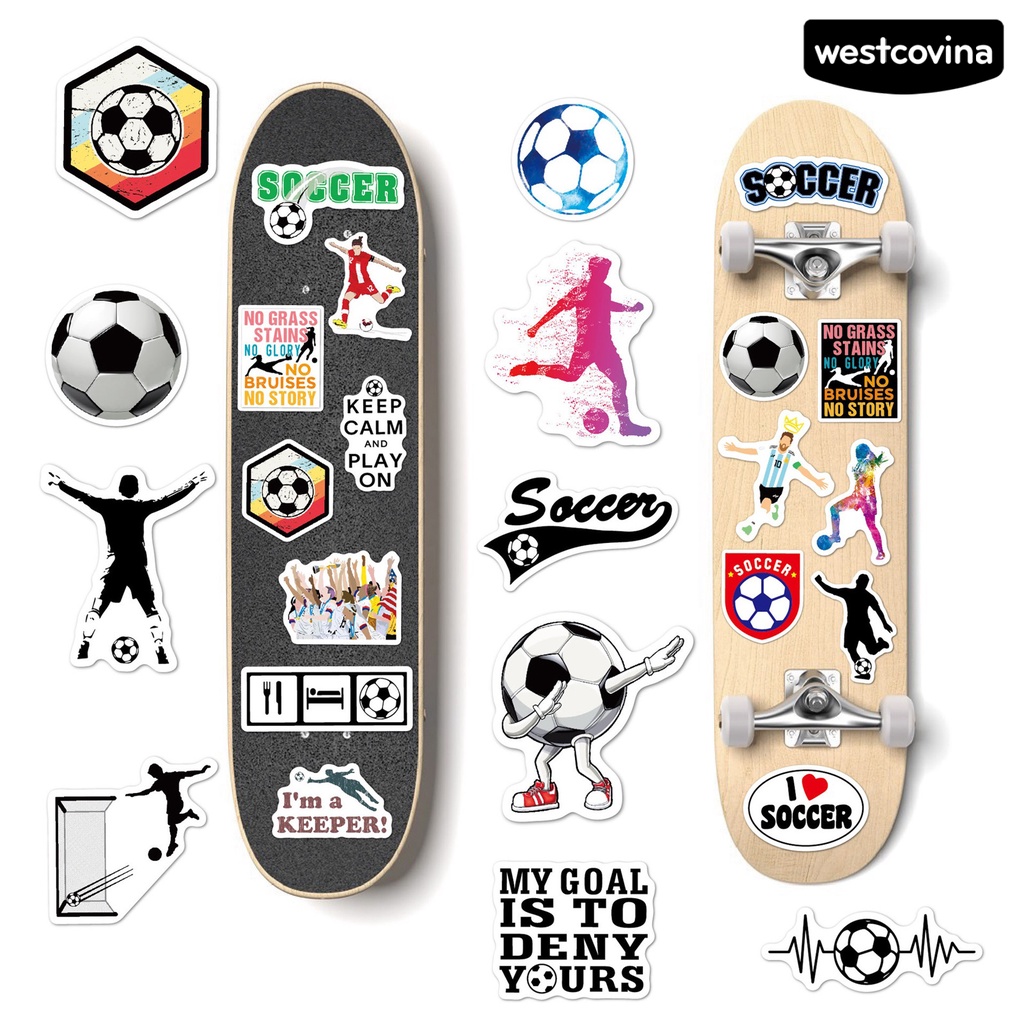 [WSTN]✎Bộ 50 Miếng Dán Họa Tiết Hoạt Hình Graffiti Chống Thấm Nước Độc Đáo Trang Trí Nhà Cửa DIY