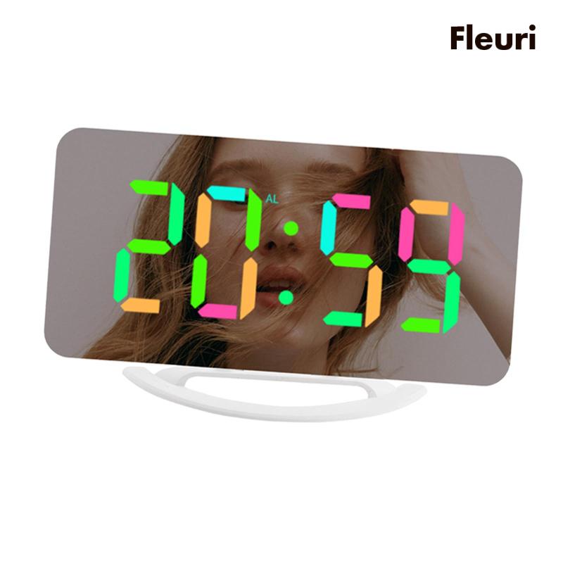 Đồng Hồ Báo Thức Điện Tử Màn Hình LED Kỹ Thuật Số Cỡ Lớn Để Bàn Trang Trí Cho Người Lớn Và Trẻ Em